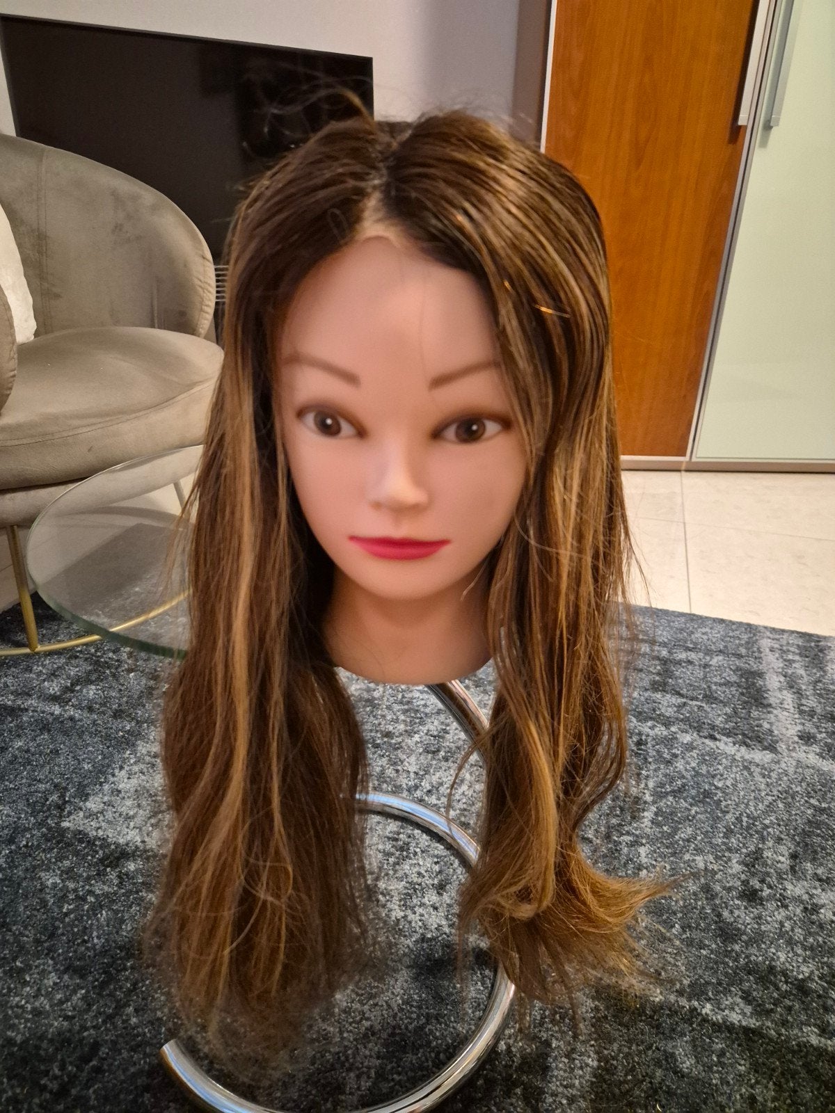 Lace wig echt haar 360 lace, Verzenden, Nieuw, Pruik of Haarverlenging