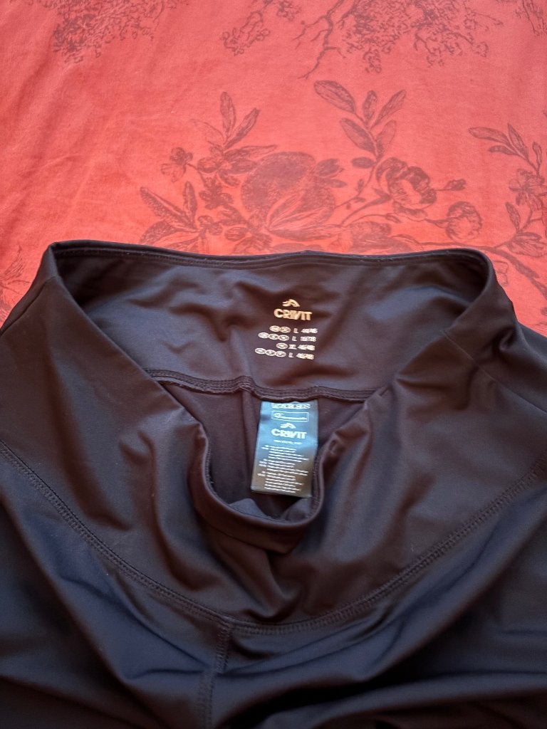 Sportbroeken, Kleding | Dames, Sportkleding, Zwart, Ophalen of Verzenden, Zo goed als nieuw, Maat 42/44 (L)