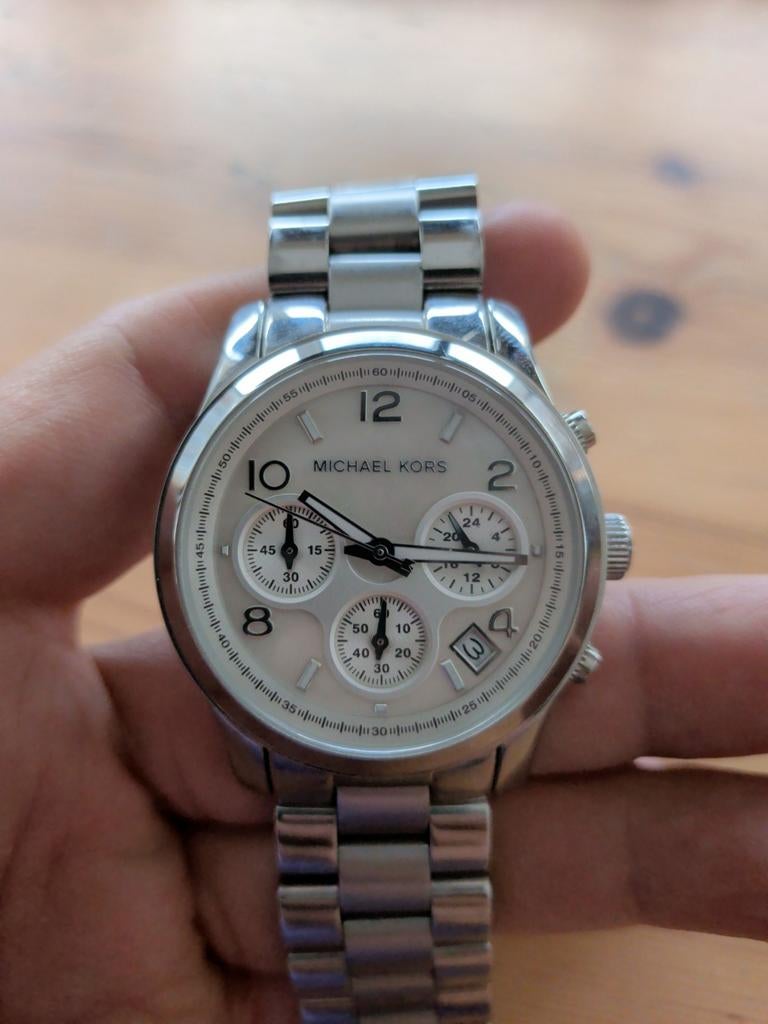 Michael Kors horloge MK-5304, Sieraden, Tassen en Uiterlijk, Horloges | Dames, Ophalen of Verzenden, Gebruikt, Staal, Overige merken