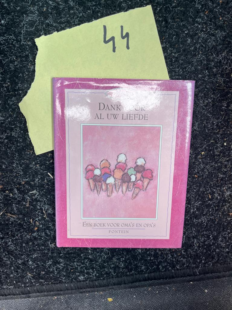 Dank voor al uw liefde - Een boek voor oma's en opa's, Ophalen of Verzenden, Zo goed als nieuw