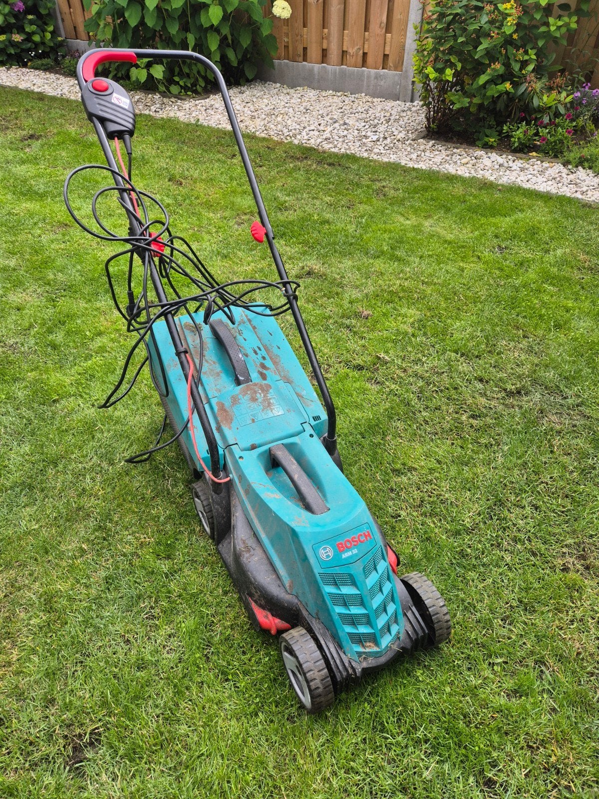 Bosch grasmaaier, Tuin en Terras, Grasmaaiers, Gebruikt, Ophalen of Verzenden