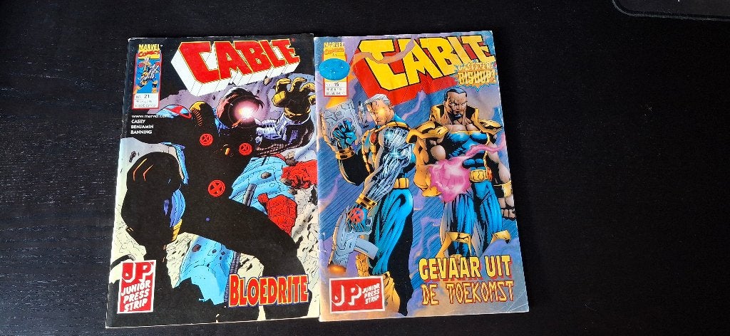 Cable #15 en 21 (Junior Press), Boeken, Strips | Comics, Meerdere comics, Ophalen of Verzenden, Gelezen, Europa
