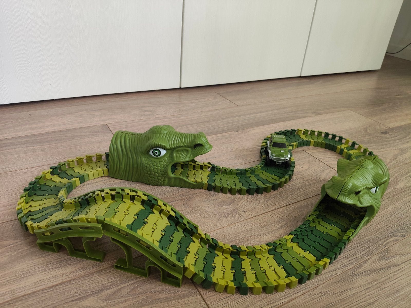 dino track race baan, Ophalen, Zo goed als nieuw, Handmatig, Overige merken
