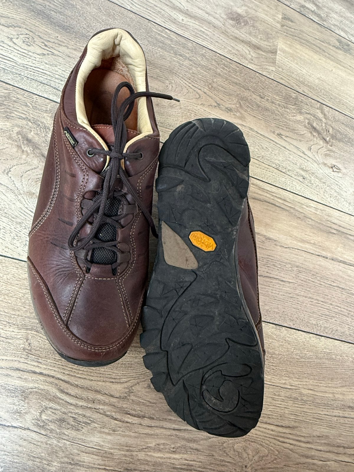 Meindl heren wandelschoenen maat 46,5 model ascona, Verzenden, Gedragen, Bruin, Wandelschoenen of Bergschoenen