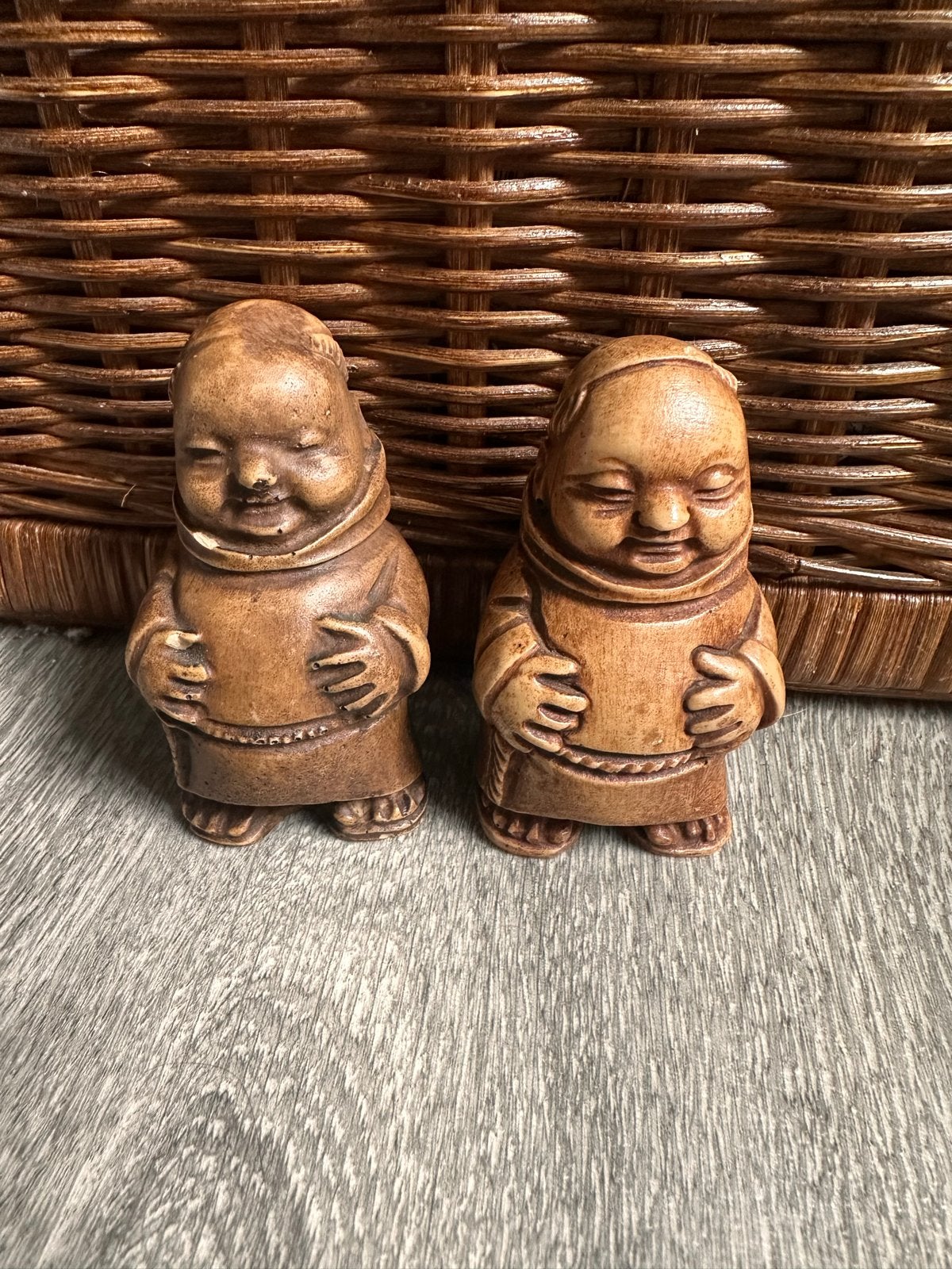 Vintage Italiaanse Monnik Beeldjes - Gino Ruggeri Stijl (Paa, Ophalen of Verzenden