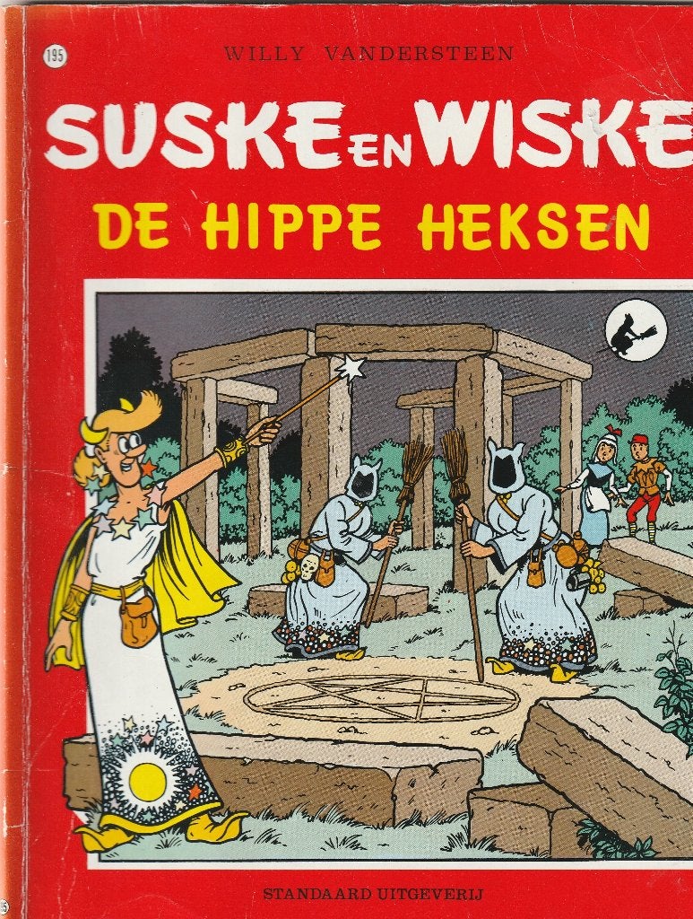Suske en wiske de hippe heksen nr.195, Eén stripboek, Ophalen of Verzenden