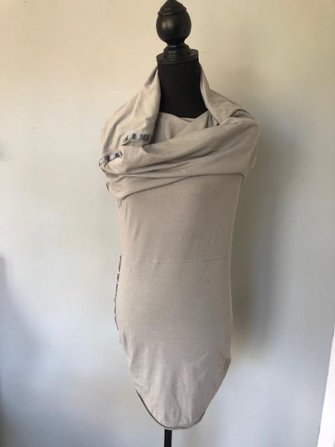 Bijna nieuw 10-days grijs/kaki lang mouwloos shirt, Maat 38/40 (M), 10days, Ophalen of Verzenden, Zo goed als nieuw