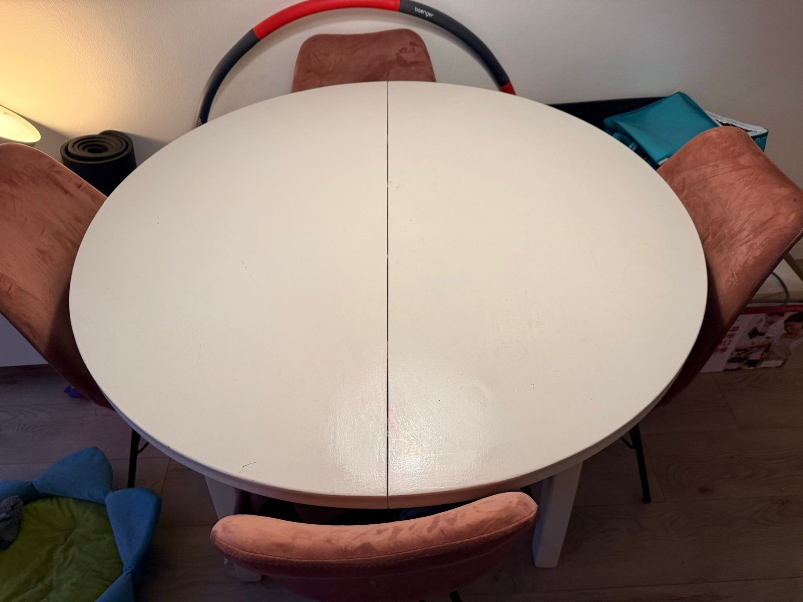 Uitschuifbare eettafel - Rond naar Ovaal