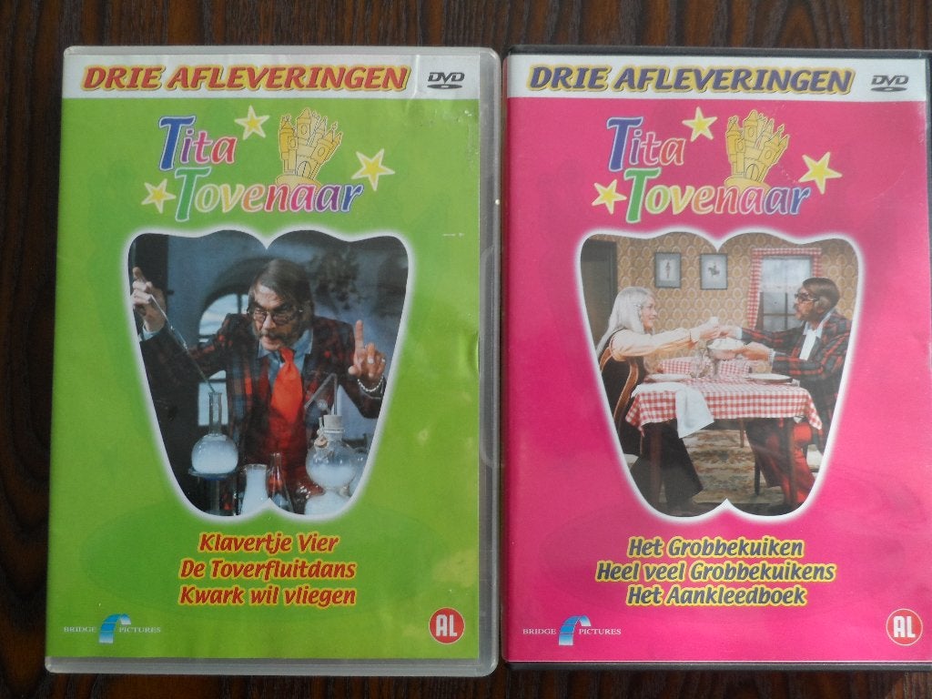 DVD's Tita Tovenaar 2 x, Alle leeftijden, Ophalen of Verzenden, Zo goed als nieuw