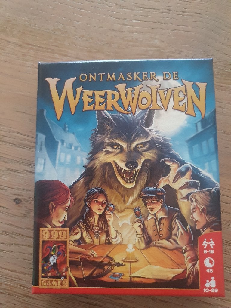 999 games ontmasker de weerwolven, Vijf spelers of meer, Ophalen of Verzenden, Nieuw, 999 Games
