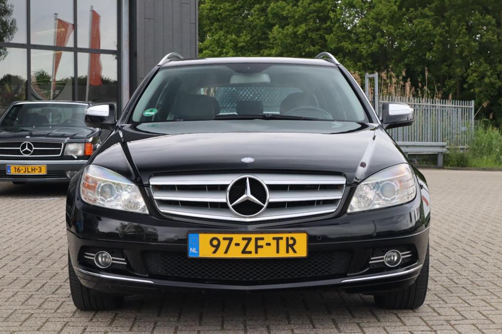 Super nette Mercedes-Benz C-Klasse C180 Kompressor Estate, Automaat, Achterwielaandrijving, 1800 kg, Zwart