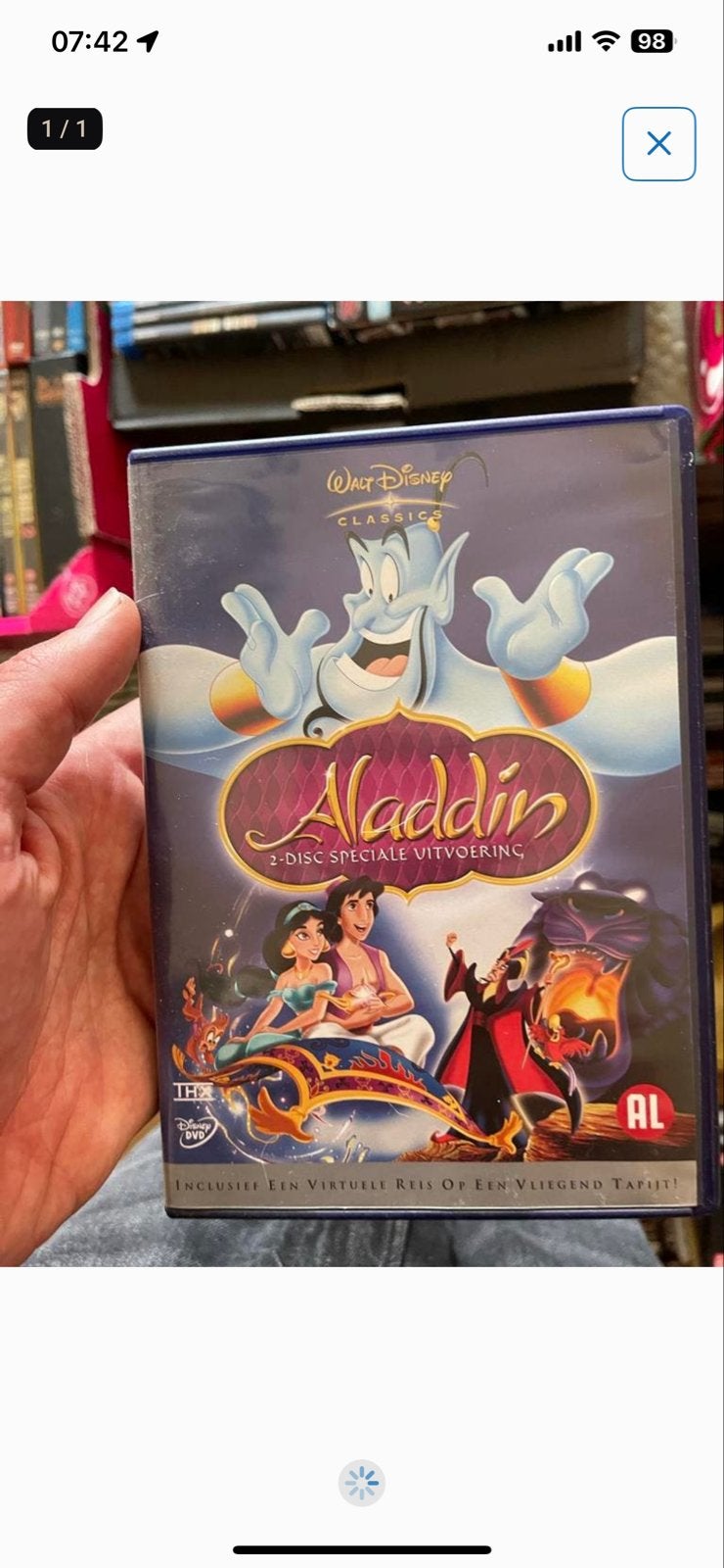 Disney Classics: Aladdin - 2-Disc Speciale Uitvoering DVD, Animatie, Alle leeftijden, Nederlands, Film