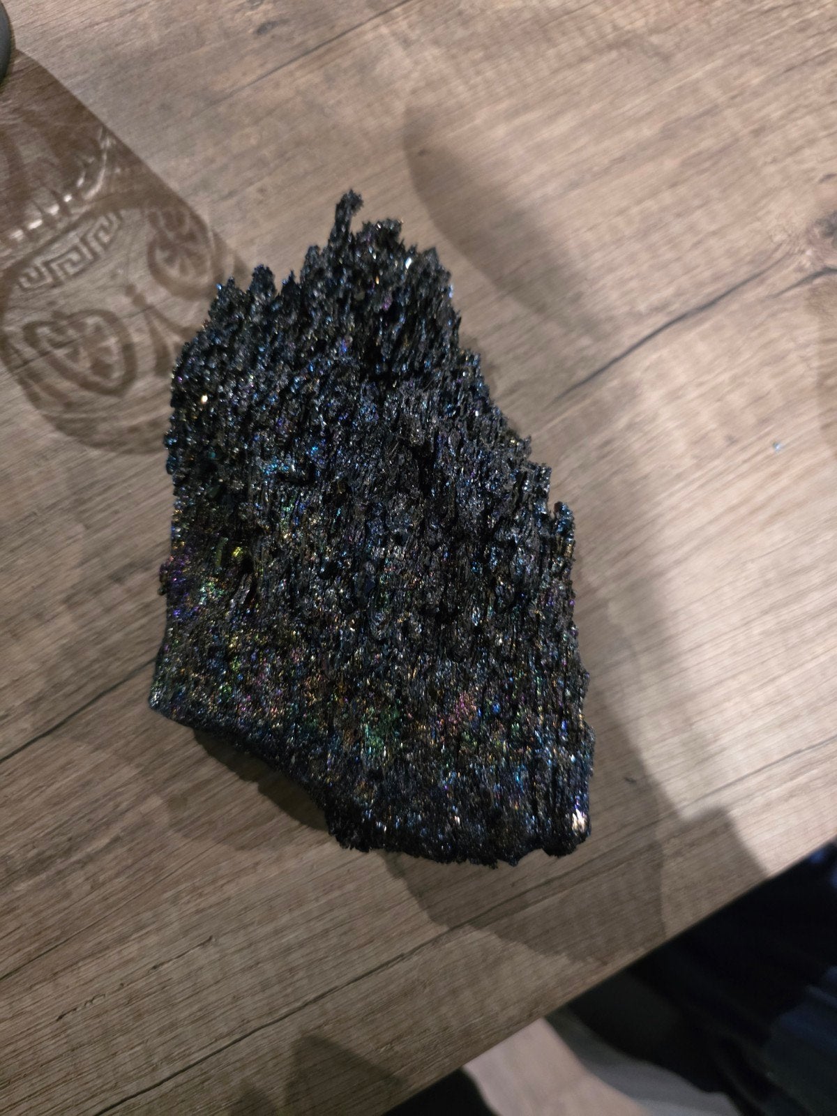 Prachtig Carborundum Mineraal - 10 x 16 cm, Ophalen of Verzenden