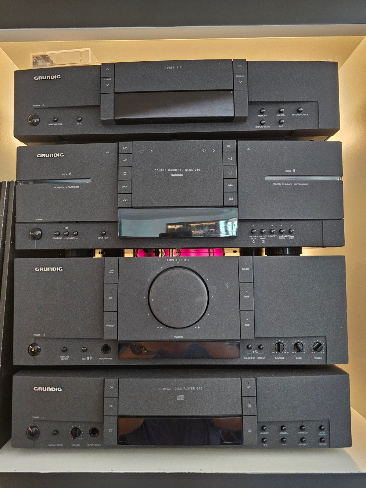 Grundig stereo toren, Audio, Tv en Foto, Gebruikt, Losse componenten, Cd-speler, Ophalen