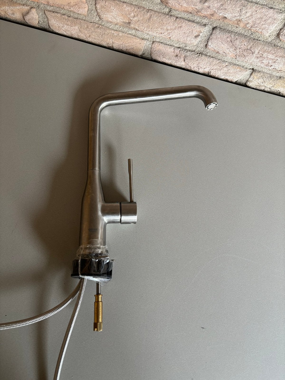 Grohe Keukenkraan RVS - Zo goed als nieuw, Ophalen, Zo goed als nieuw, Rvs, Kraan