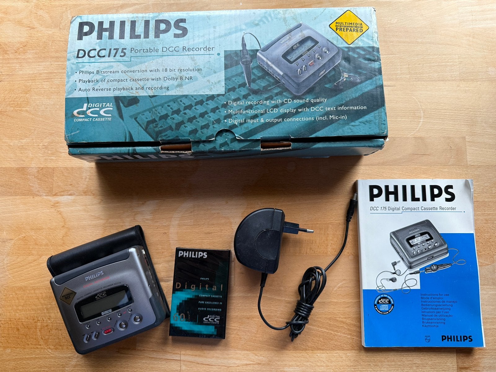 Philips DCC175 portable DCC recorder, Ophalen, Overige typen