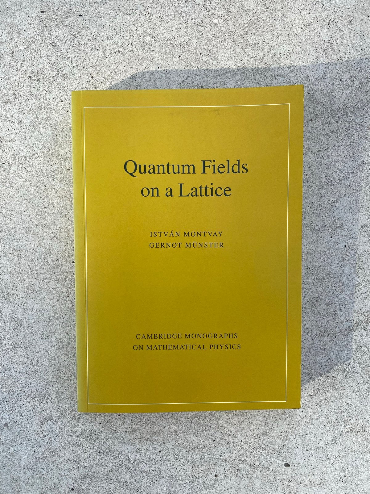 Quantum Fields on a Lattice - Istvan Montvay, Gernot Münster, Ophalen of Verzenden, Zo goed als nieuw, Natuurwetenschap