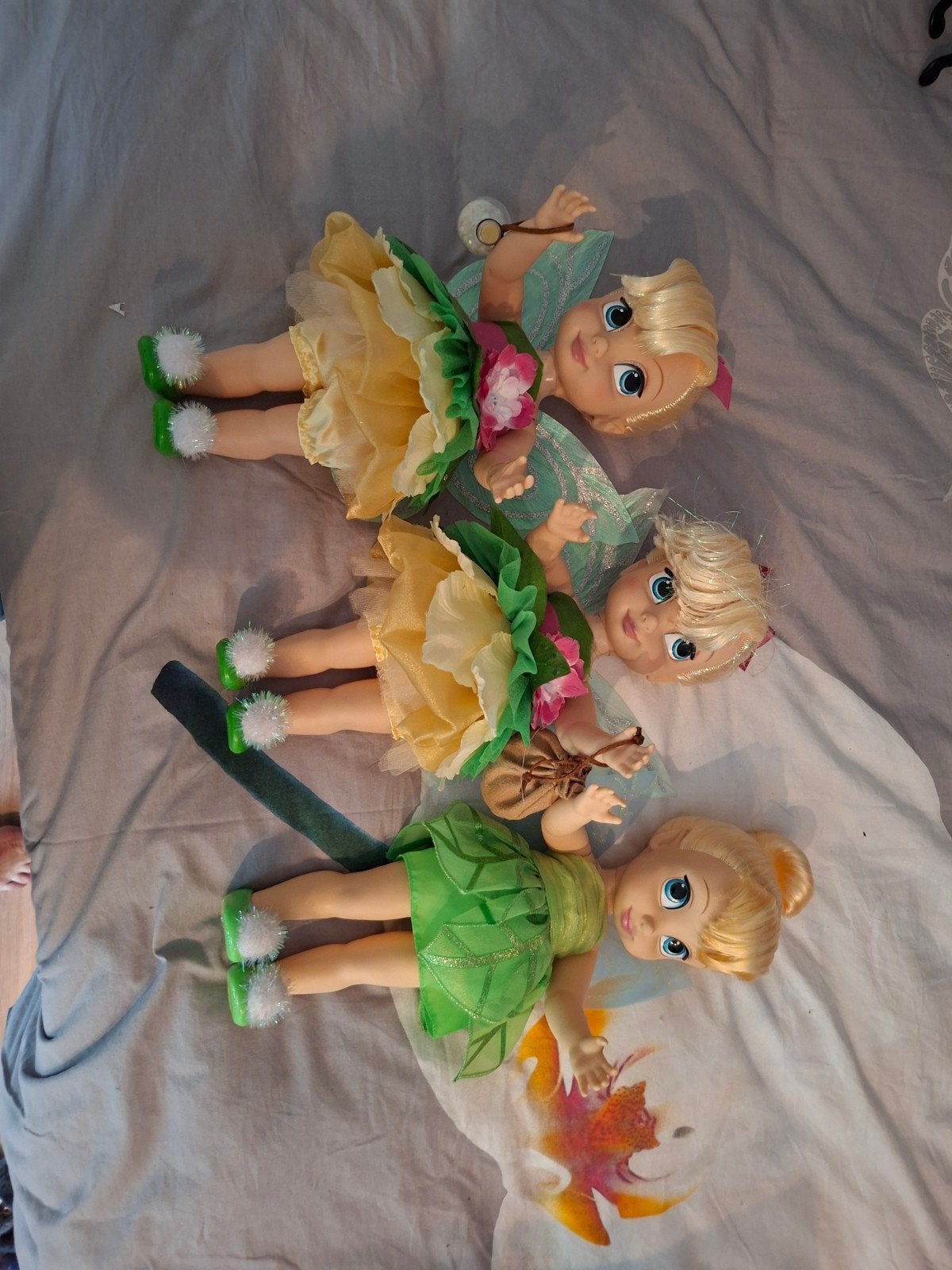 3 Disney Animator Tinkerbell poppen - Nieuw zonder doos, Ophalen of Verzenden, Overige figuren, Nieuw, Overige typen