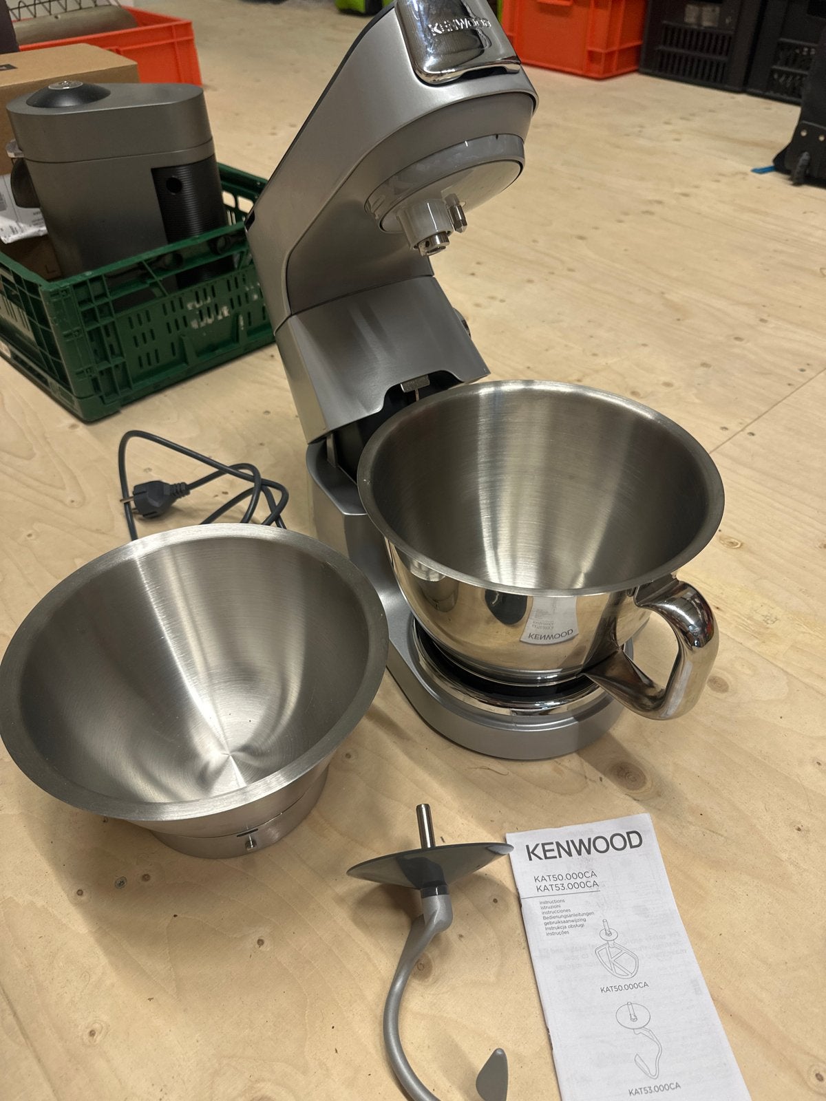 Kenwood Titanium Chef Baker Keukenmachine (alleen deeghaak), Witgoed en Apparatuur, Keukenmixers, 4 liter of meer, Ophalen of Verzenden