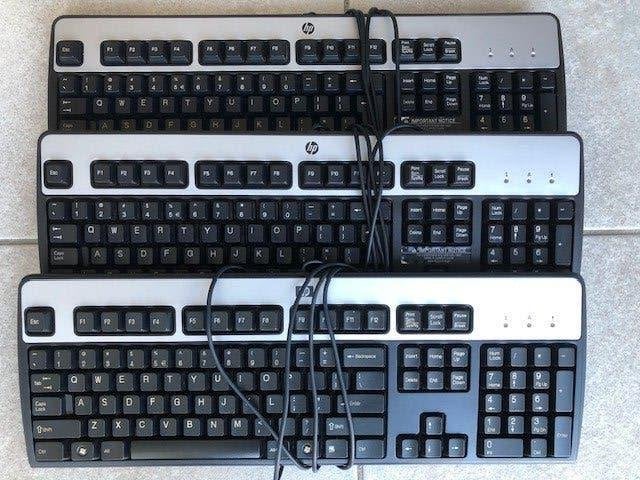 Toetsenborden HP  model KU-0316, Computers en Software, Gebruikt, Ophalen of Verzenden, HP, Qwerty