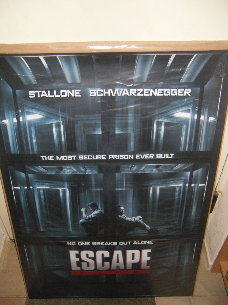 Escape plan Filmposter, Ophalen, Zo goed als nieuw, A1 t/m A3, Film en Tv