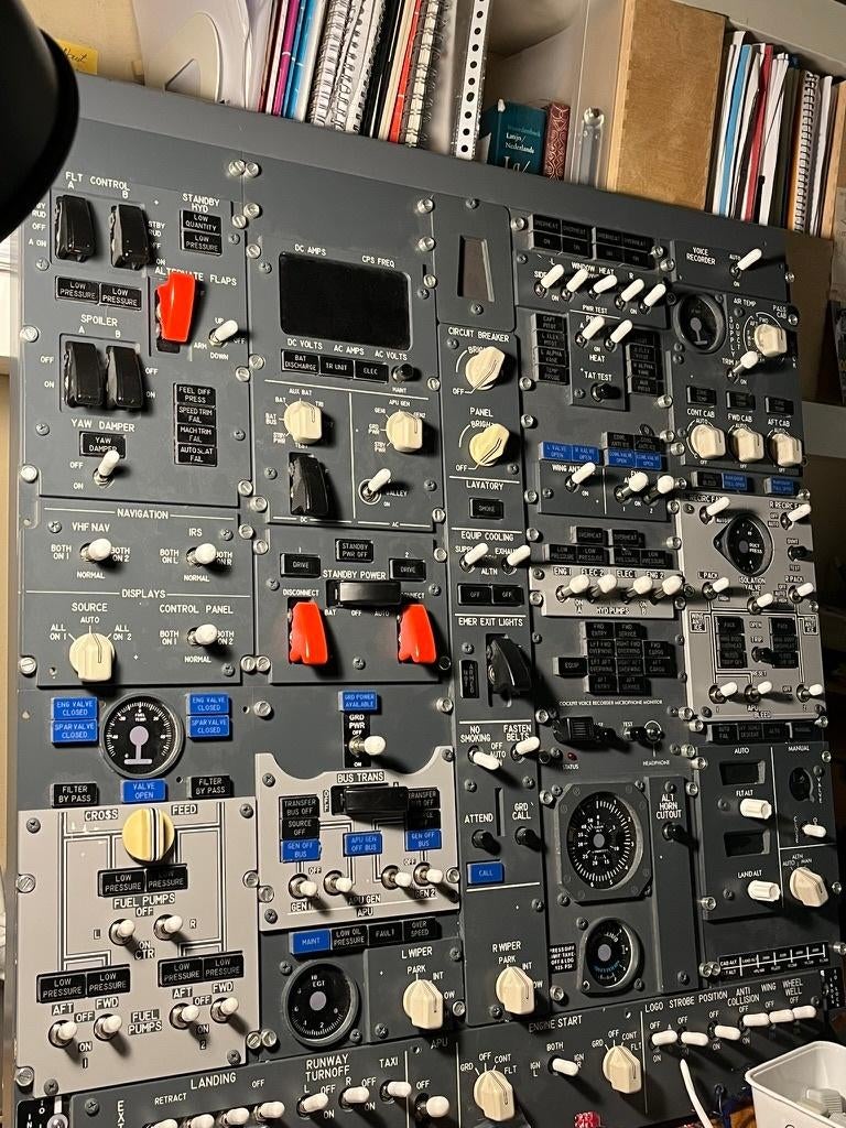 Boeing 737 Overhead Panel, Ophalen, Zo goed als nieuw, FlyEngravity
