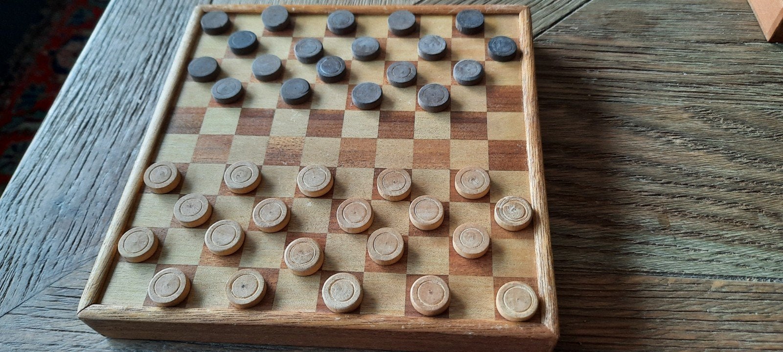 Schaak en damspel vintage, Ophalen of Verzenden
