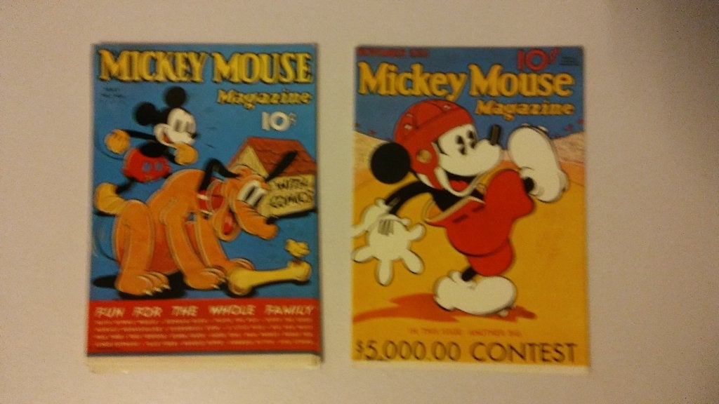 Mickey Mouse Disney muis vintage ansichtkaart kaart, Verzamelen, Ophalen of Verzenden, Mickey Mouse, Zo goed als nieuw, Overige typen