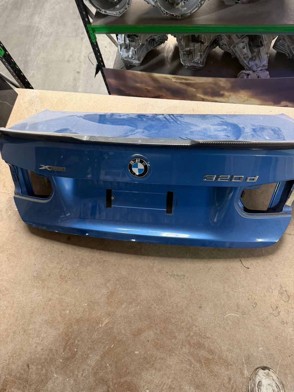 BMW 320d Achterklep met spoiler, Gebruikt, Achterklep, Ophalen of Verzenden, Achter