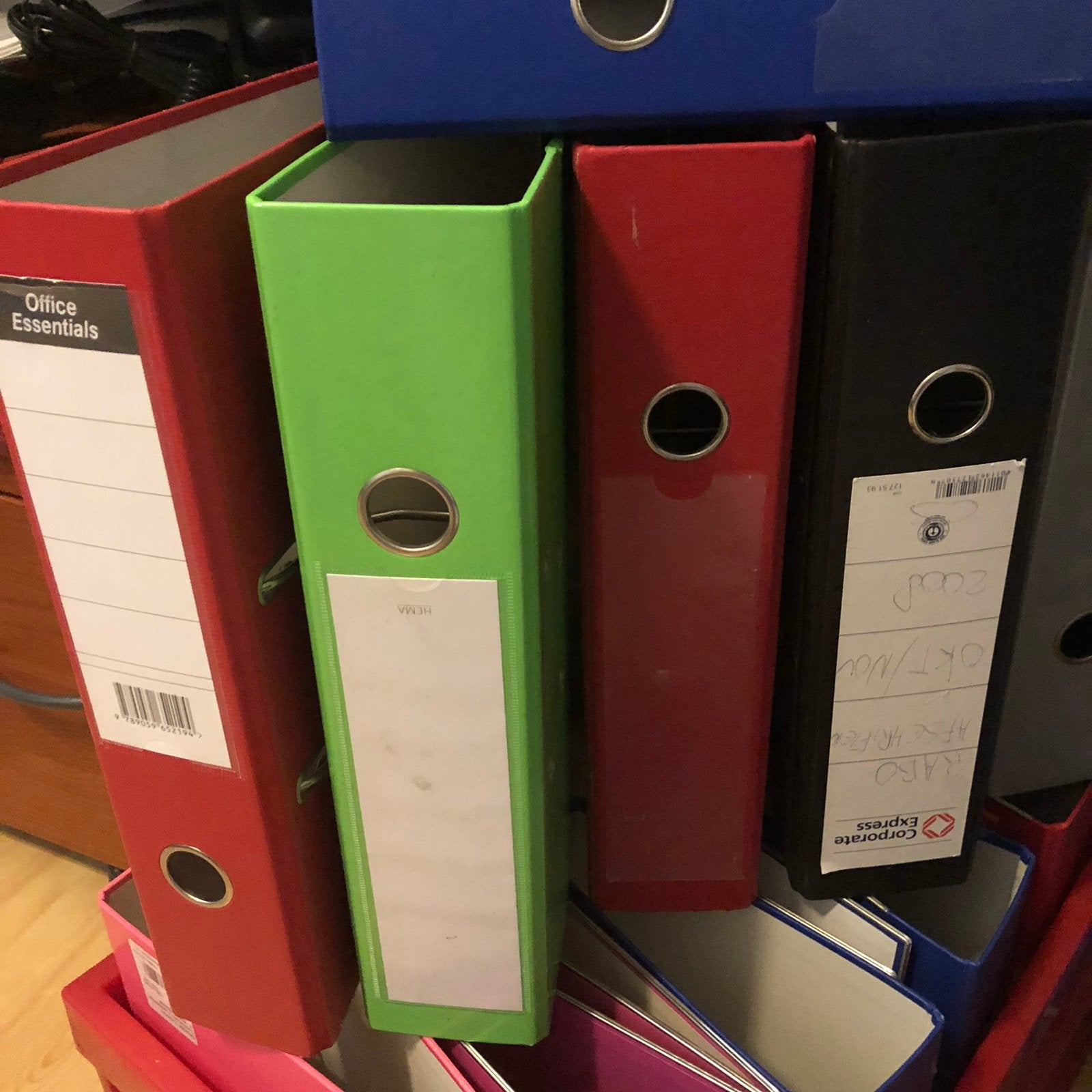 Diverse ordners in verschillende kleuren, Ophalen of Verzenden