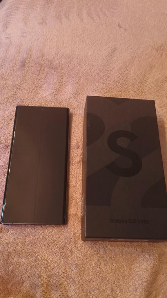 Samsung Galaxy S22 ultra, Telecommunicatie, Mobiele telefoons | Samsung, Ophalen, Zwart, Zo goed als nieuw, Galaxy S22
