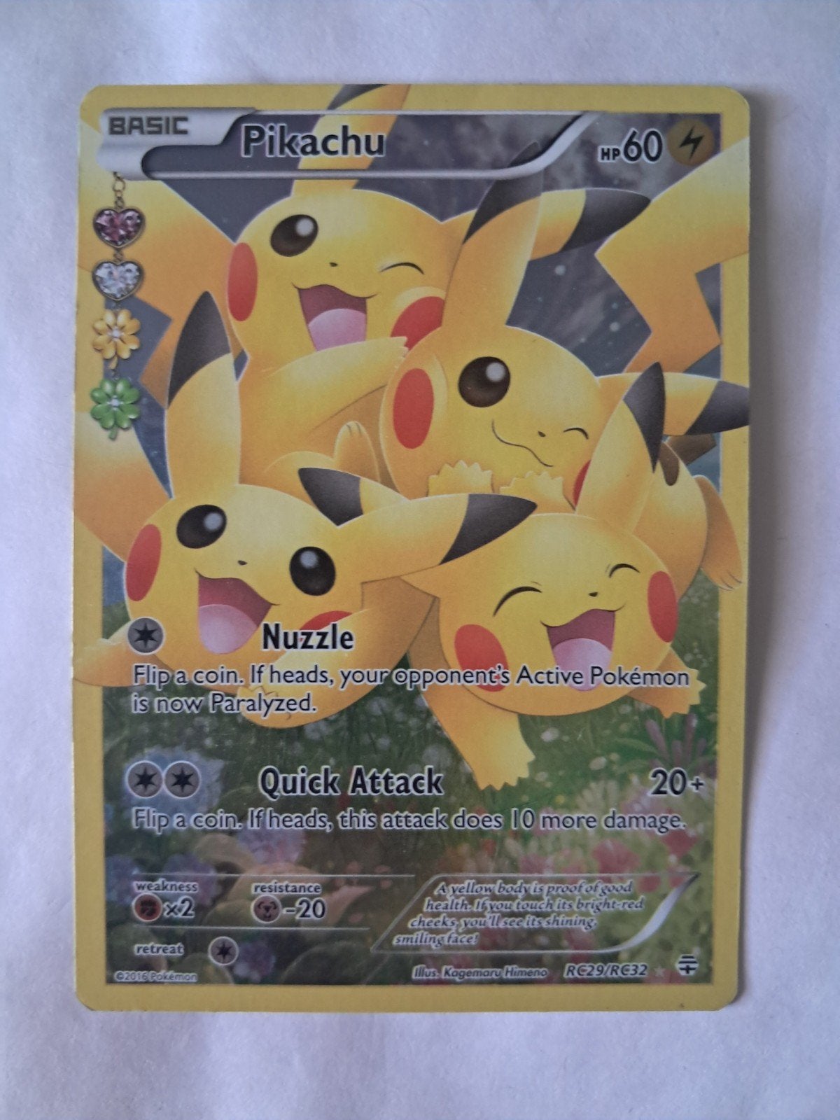 Pikachu RC29/RC32 Generations, Hobby en Vrije tijd, Ophalen of Verzenden, Zo goed als nieuw, Losse kaart, Foil