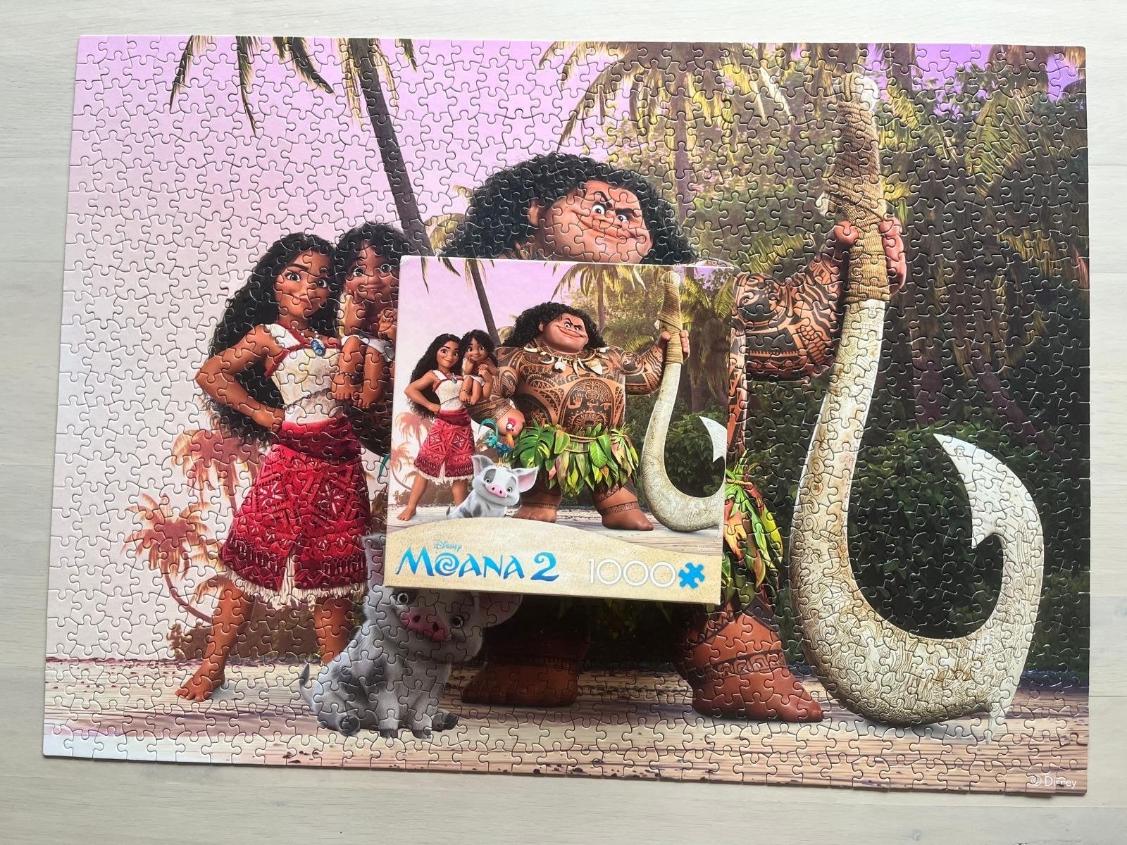 Disney Moana 2 Legpuzzel 1000 stukjes merk ceaco, Ophalen of Verzenden, 500 t/m 1500 stukjes, Zo goed als nieuw