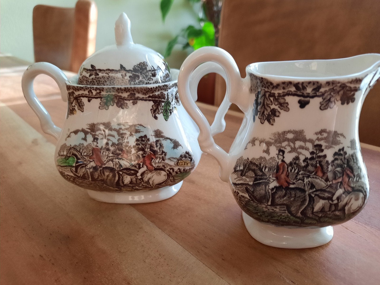 Country Life England suikerpot en melkkannetje, Gebruikt, Overige merken, Klassiek, Overige typen