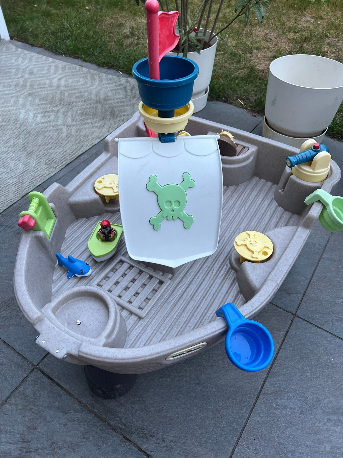 Little Tikes piratenschip watertafel, Kinderen en Baby's, Speelgoed | Buiten | Zandbakken, Ophalen, Gebruikt