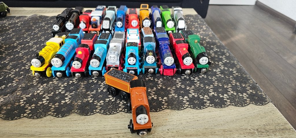 Duke, Thomas de trein Hout, Kinderen en Baby's, Ophalen of Verzenden, Zo goed als nieuw