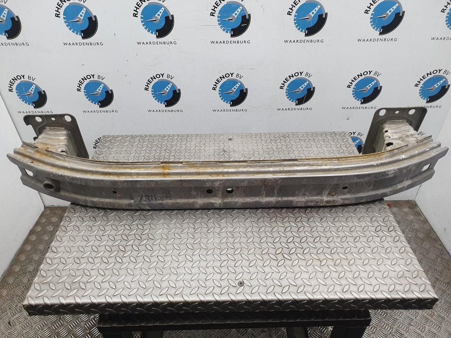 OPEL COMBO VOORBUMPER BALK 95514557, 95519540 2017, Gebruikt, Voor, Ophalen of Verzenden, Bumper