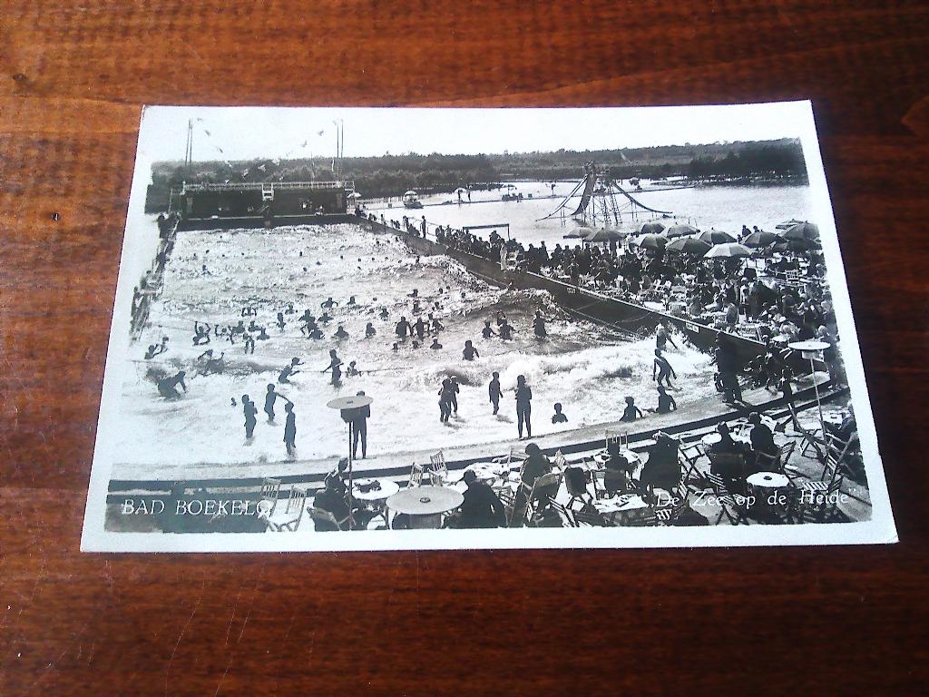 F34 - Boekelo - Zwembad - 1947 - Mooi/Oud, Ophalen of Verzenden, 1940 tot 1960