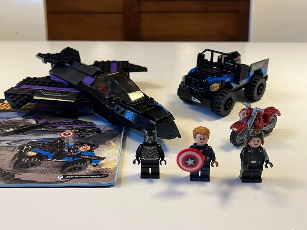 Lego Marvel 76047 Black Panther Pursuit, Kinderen en Baby's, Speelgoed | Duplo en Lego, Marvel, Lego, Ophalen of Verzenden, Complete set