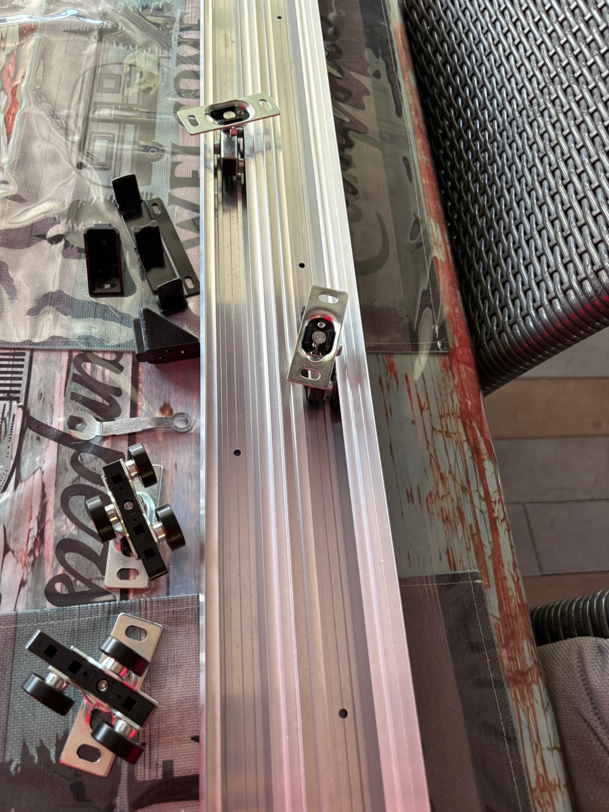 Schuifdeur systeem aluminium, Ophalen of Verzenden, Nieuw, Aluminium