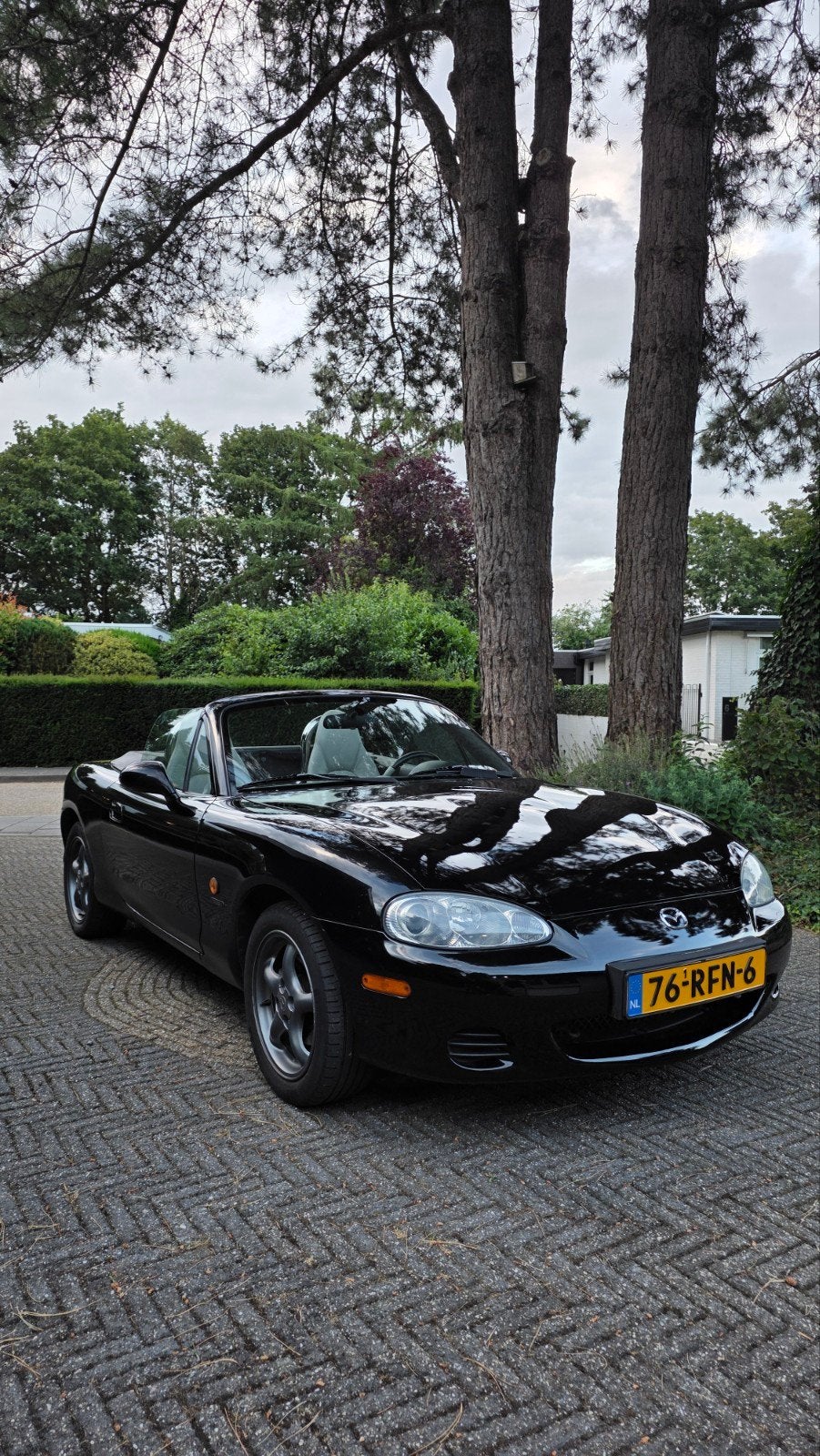 Mazda MX-5 NBFL 1.6 I 2003 Zwart | Trilogy Edition 333/333, Auto's, Achterwielaandrijving, 40 €/maand, 4 cilinders, Cabriolet