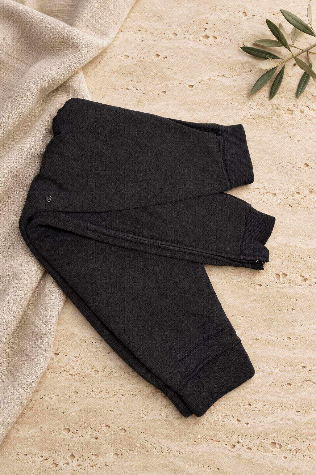 Lululemon zwarte joggingbroek met ritsen, Zwart, Ophalen of Verzenden, Maat 36 (S), Lang
