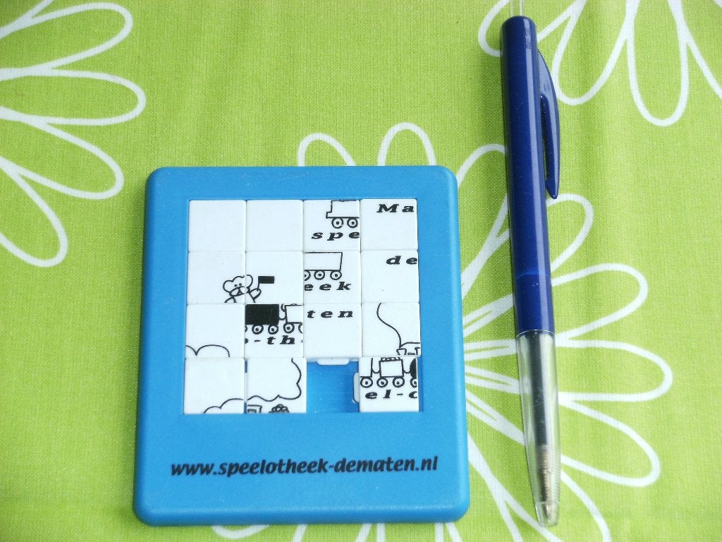 Schuifpuzzeltje Speelotheek de Maten Apeldoorn, Ophalen of Verzenden, Gebruikt