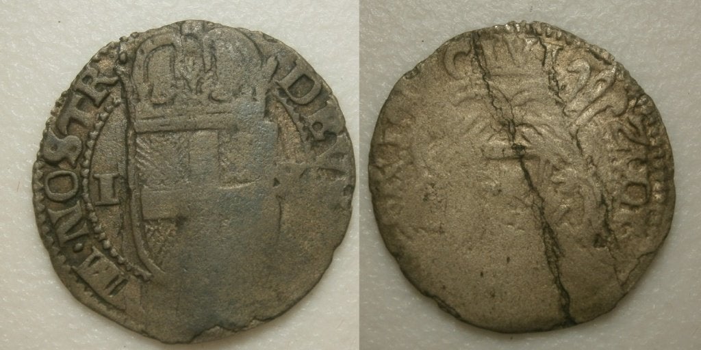05] Zwolle Stuiver z.j. (1599), Postzegels en Munten, Munten | Nederland, Vóór koninkrijk, Zilver, Ophalen of Verzenden, Losse munt