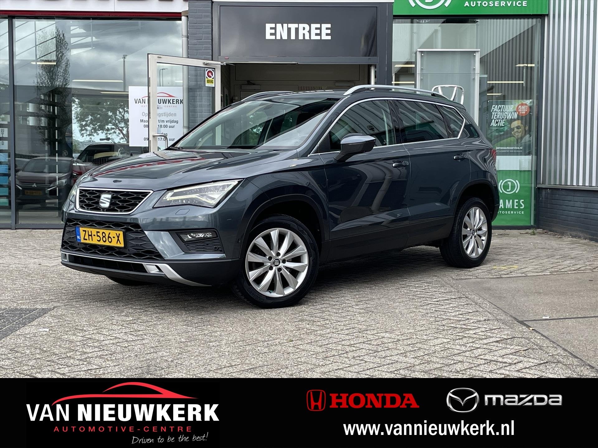 SEAT Ateca 1.5 EcoTSI 150pk DSG-7 Xcellence | Navi | Trekhaa, Auto's, 12 maanden, Stof, 4 cilinders, Ateca