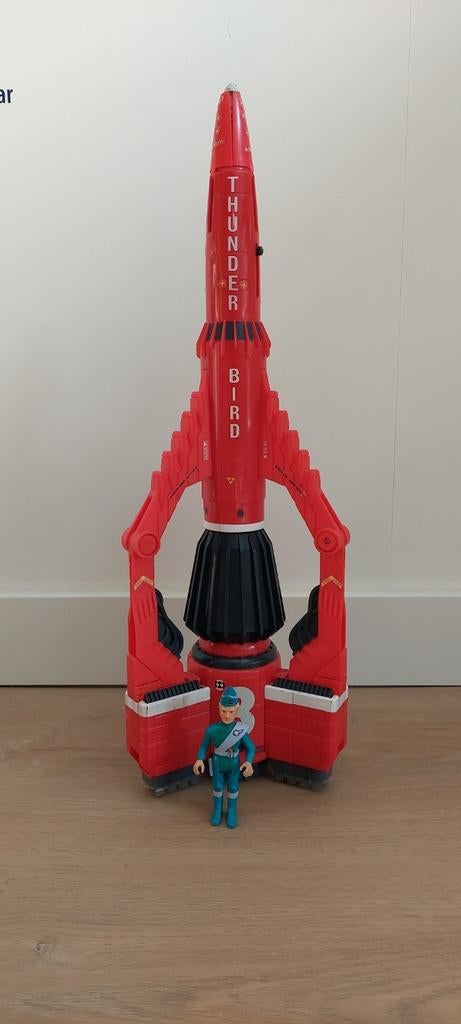 Supersize Thunderbird 3 (50 cm hoog!) + kaart, Verzamelen, Speelgoed, Gebruikt, Ophalen of Verzenden