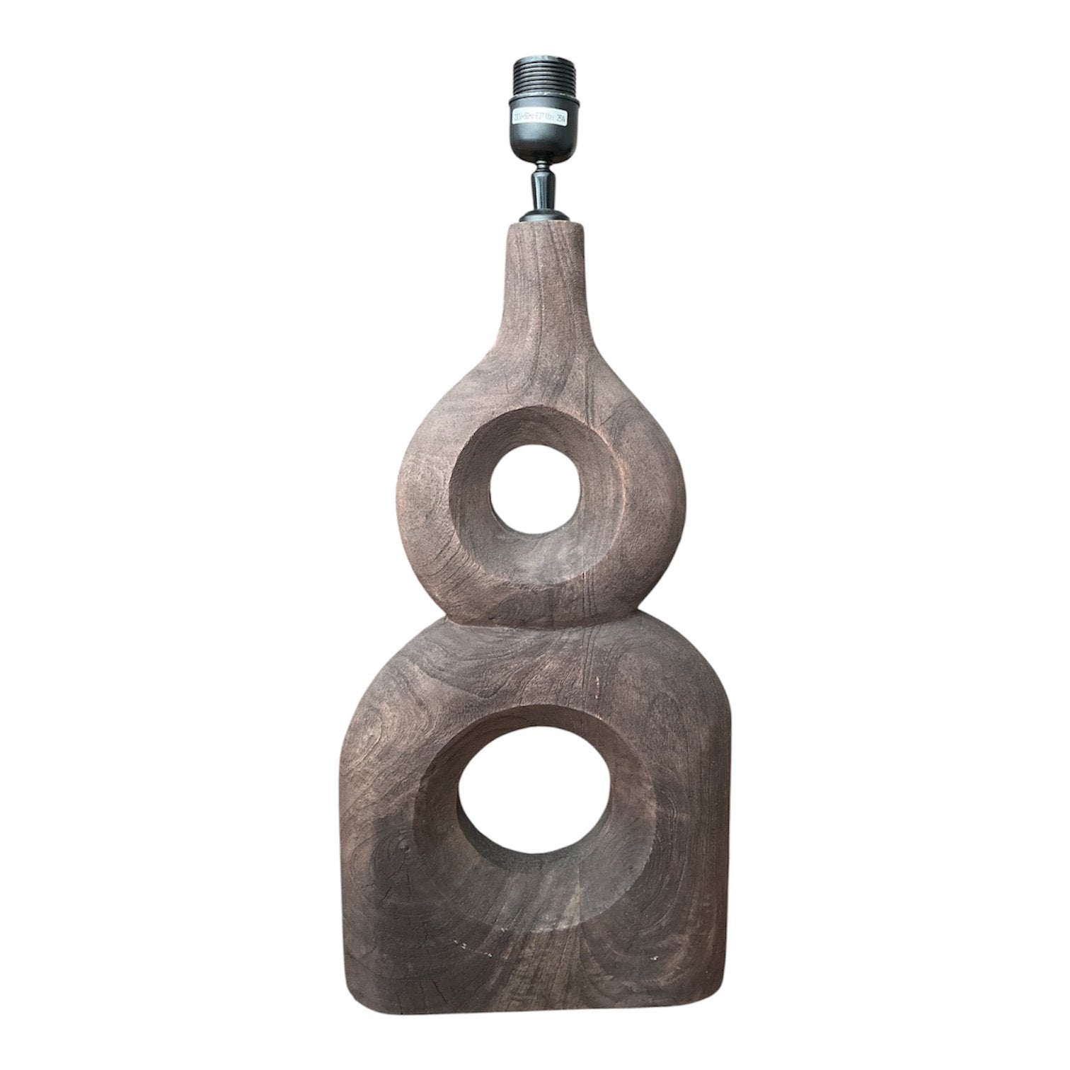 Grote lampenvoet hout, Huis en Inrichting, Lampen | Tafellampen, Ophalen of Verzenden, Nieuw, Hout