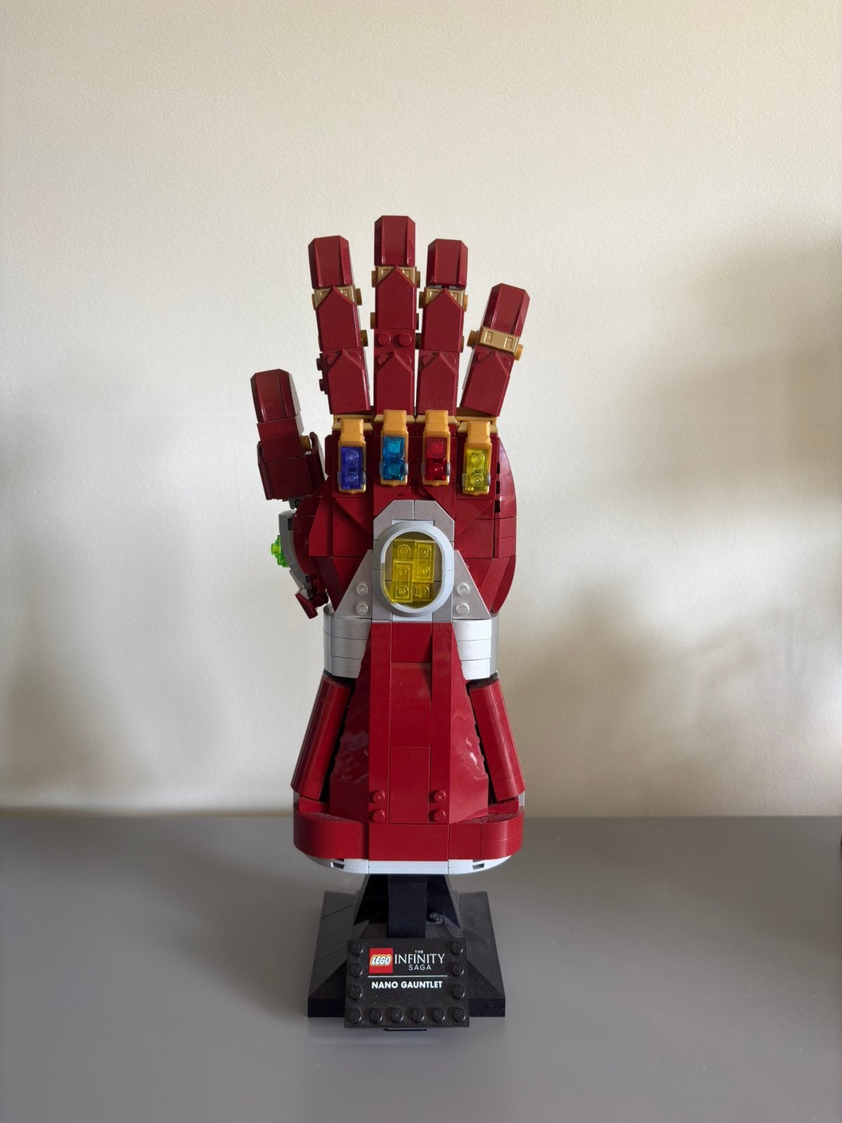 LEGO Marvel Nano Gauntlet 76223 - Compleet, Marvel, Lego, Ophalen of Verzenden, Zo goed als nieuw