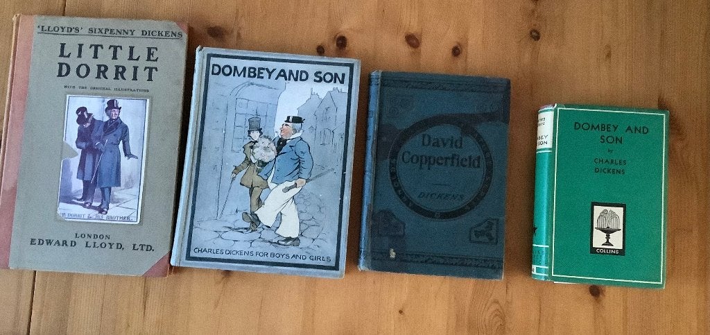 Charles Dickens, 4 boeken, 1920, 1913, 1961, 1905, Boeken, Gelezen, Europa overig, Ophalen of Verzenden, Charles Dickens