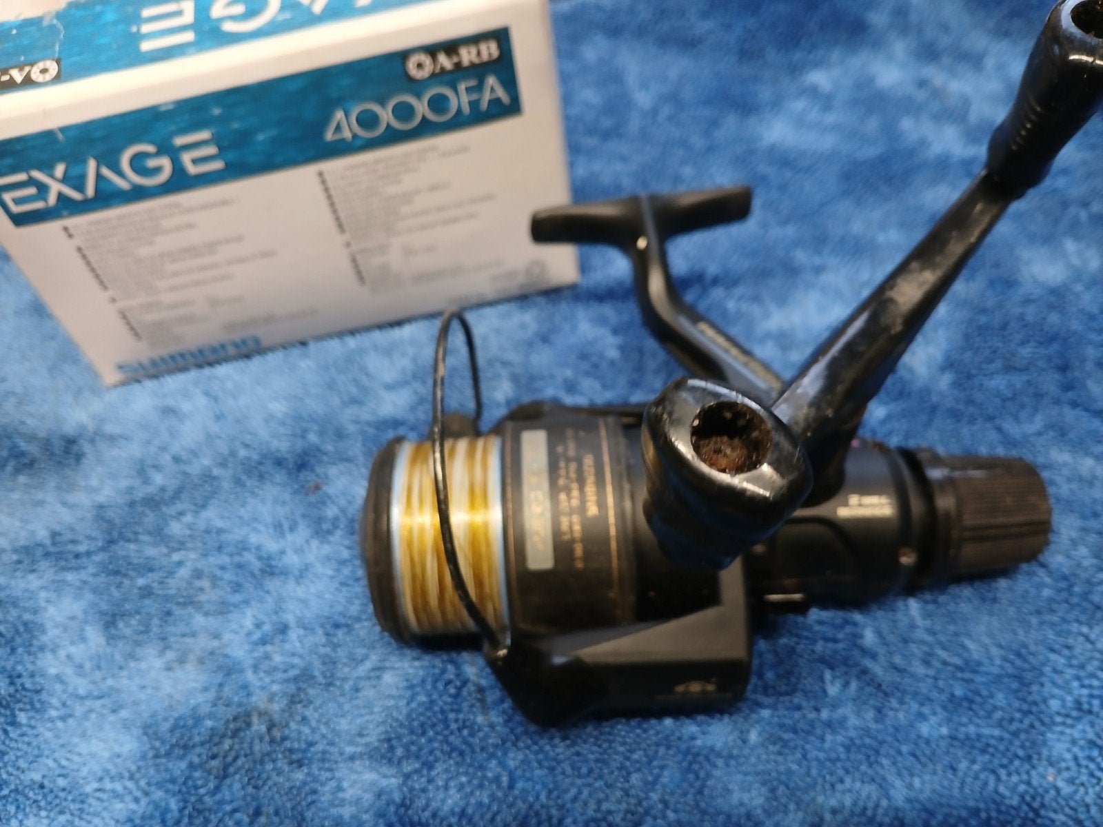 Shimano Exage 4000FA molen - Werkt goed, Watersport en Boten, Ophalen of Verzenden, Gebruikt, Molen